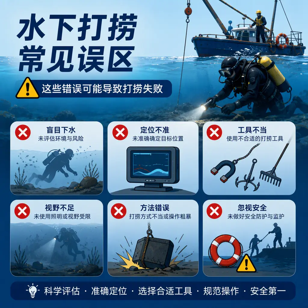 深耕水下打捞，兼顾民用失物与工程潜水作业承德