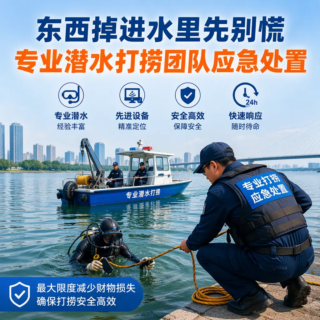 承德东西掉进水里先别慌，专业潜水打捞团队应急处置
